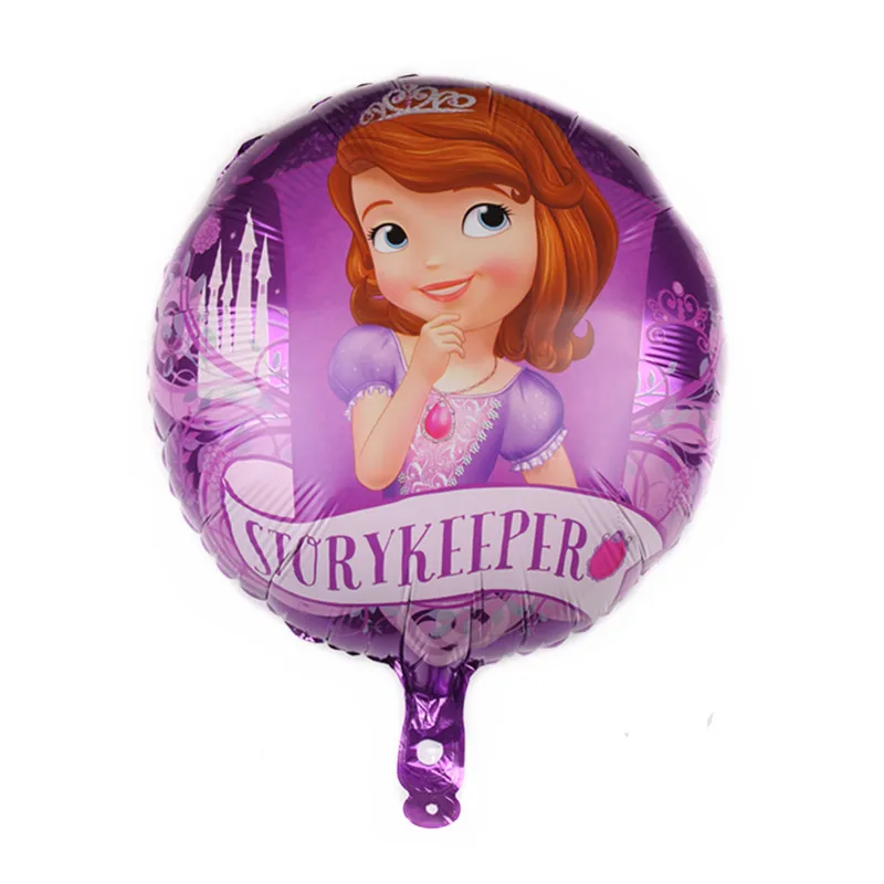 

1/5/6Pcs Princess Sofia Theme Decoration Helium Balloon Birthday Party Pink 18 Inch Number Balloon Kid Toys Baby Shower Globos