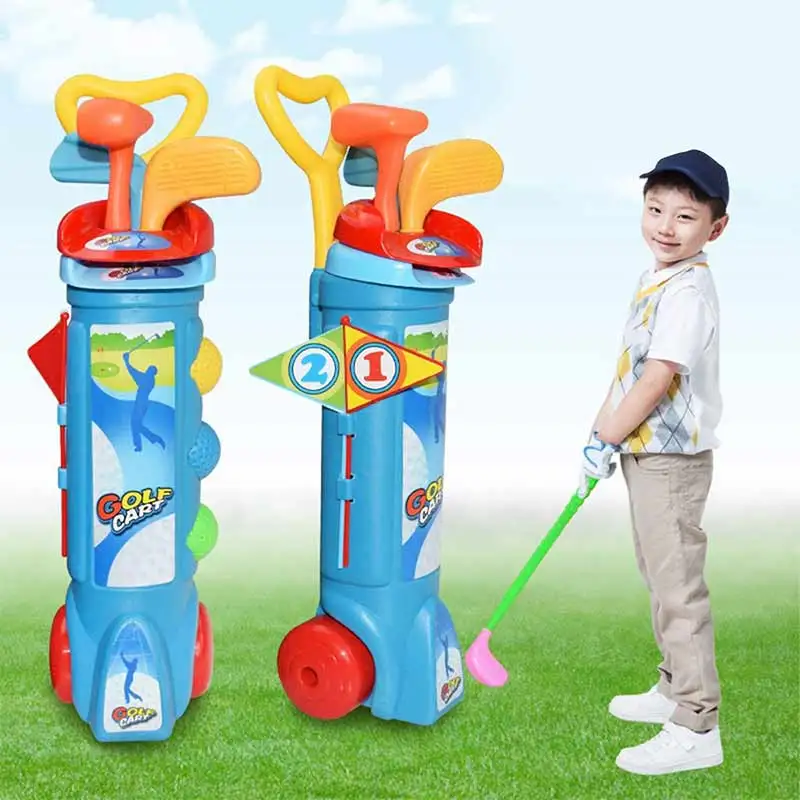 Игрушки для гольфа спортивные детские игрушки набор клубы развивающие