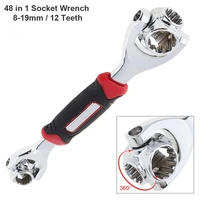 wrenches 48 in 1 multi function 360%c2%b0 rotary 8 19mm torque socket wrench with 12 teeth type for furniture car repair