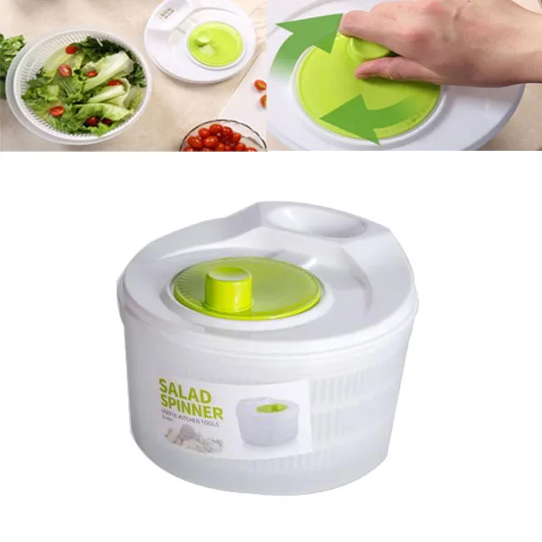 1pc Salad Spinner with Bowl Quick Dry Anti-Wobble Tech Multi-Use Shaker | Дом и сад