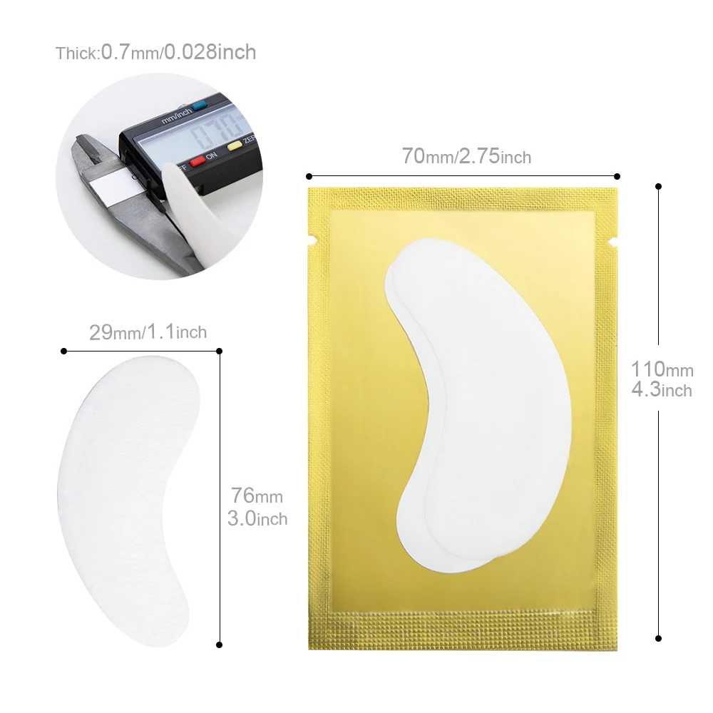 500 пар бумажные накладки для наращивания ресниц прививные наклейки глаз s Горячие