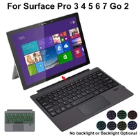 Bluetooth Keyboard For Microsoft Surface Pro Wireless Backlight Touchpad Keyboard Tablet Laptop Gaming Keyboar