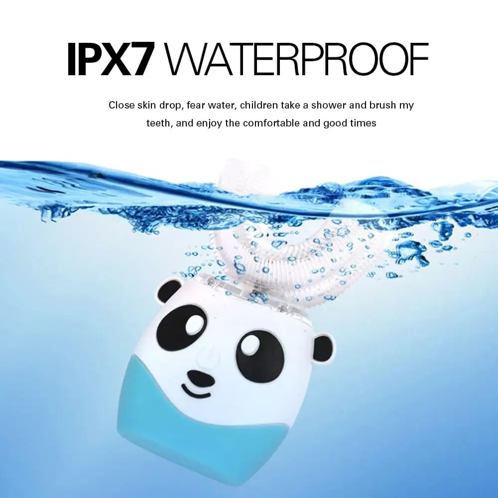 Зубная щетка Azdent электрическая ультразвуковая 360 градусов с сисветильник