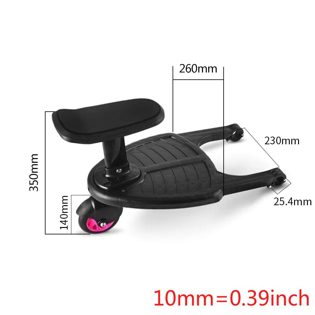 

Tool Baby Stroller Wheeled Buggy Board Pushchair Stroller Kids Safety Comfort Step Board Up To 25Kg Baby Stroller Accessories