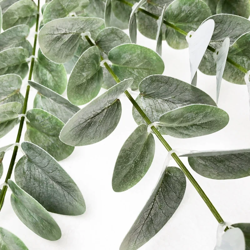 

Simulation Green Plant 3D Eucalipto Single Artificial Eucalyptus Leaf Artificial Plants Wedding Shooting Prop Home Decor