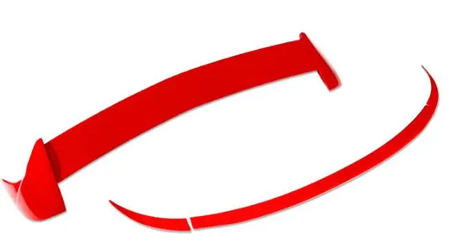 Заднее крыло багажника из АБС пластика задний спойлер для Porsche Macan 2014 2015 2016 2017 2018