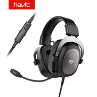 HAVIT H2002d Wired Headset Gamer 3 5mm PS4 Headsets Surround Sound Microphone Gaming Overear Laptop Tablet Gamer