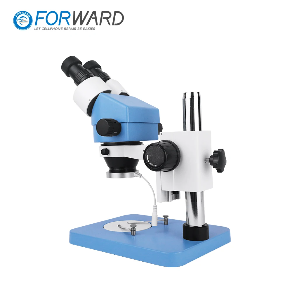 Microscopio Electr&oacute;nico Digital FORWARD 7X-45X, mira para lupa de reparaci&oacute;n de placa base, ajuste de alcance 1080P sin luz LED-3