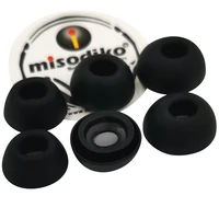 misodiko silicone earbuds tips for apple airpods pro airpods 3rd gen earphoes replacement headphones eartips 3pairs black