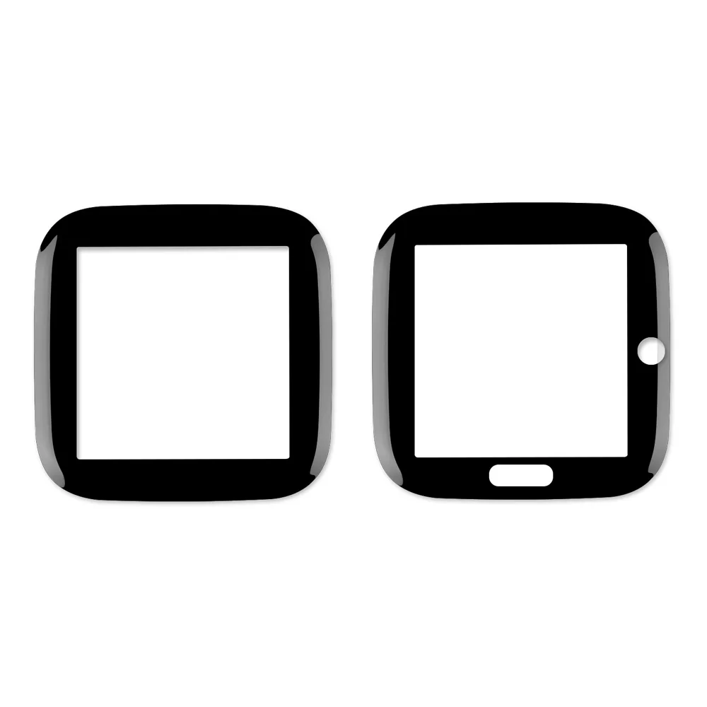 Защитная пленка для смарт часов Fitbit Versa & 2 3D полное покрытие из мягкого