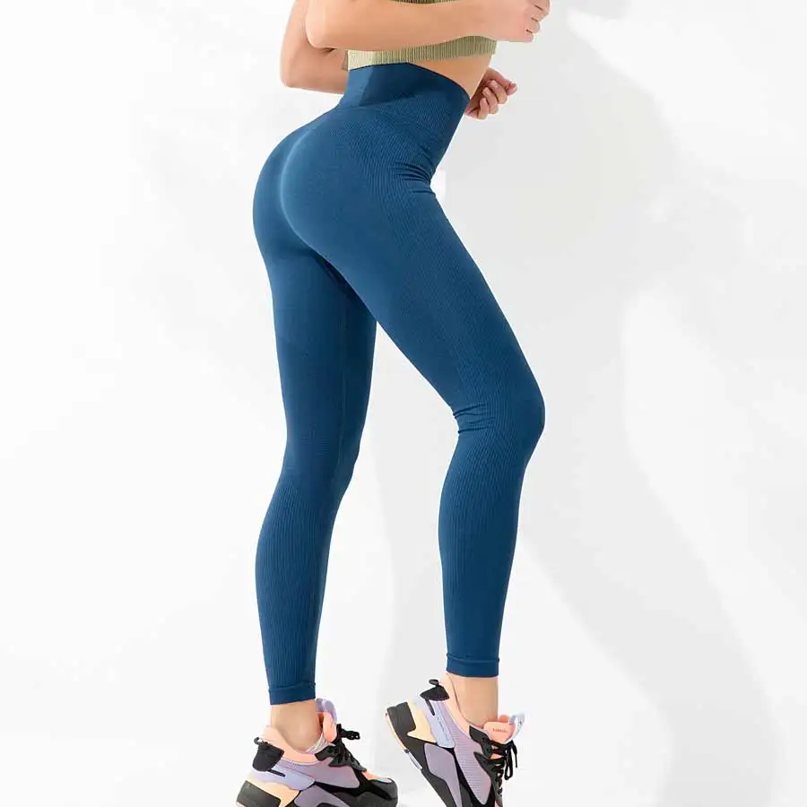 Женские Бесшовные Леггинсы бинэнд для йоги спортивные пуш ап с высокой талией