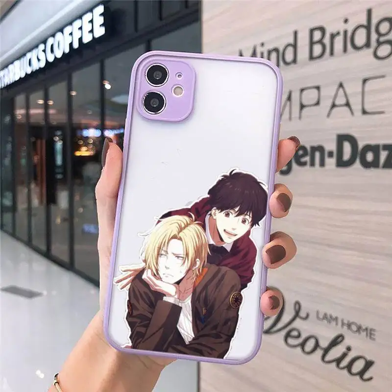 

Banana Fish Anime Phone Cases Matte For iPhone 12 Mini 11 Pro XR XS Max 7 8 Plus X Hard PC Back Cover