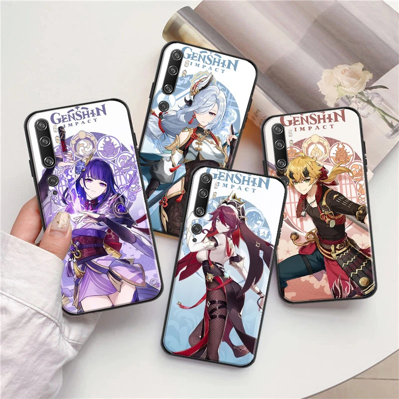 

Genshin Impact Game Phone Case For Xiaomi CC9 CC9e 10S 10 Pro Lite 11 11 Lite Pro Ultra Note 10 10 Pro Soft TPU Back Cover