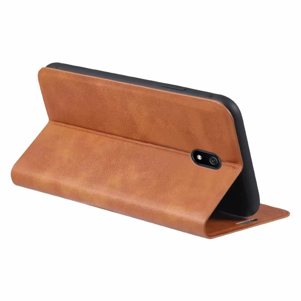 

Retro Flip Wallet Leather Case For Xiaomi Redmi 8A Cover Case Auto Magnetic Redmi 8A Silicon Back Cover Stand Vintage Phone Case