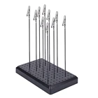 Основание для подставки для рисования, 9x14 отверстий, с металлическими зажимами типа 