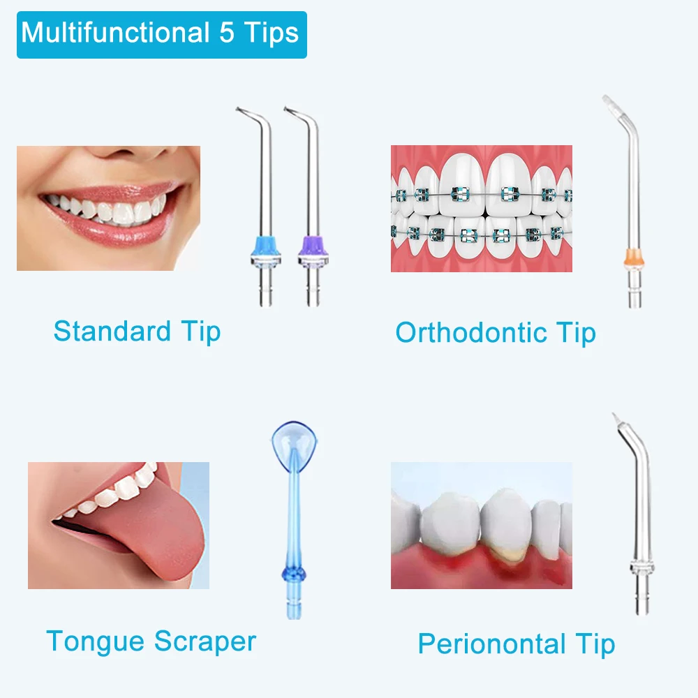 COSOUL ирригатор для полости рта Зубная Вода Flosser 300 мл большая емкость беспроводной