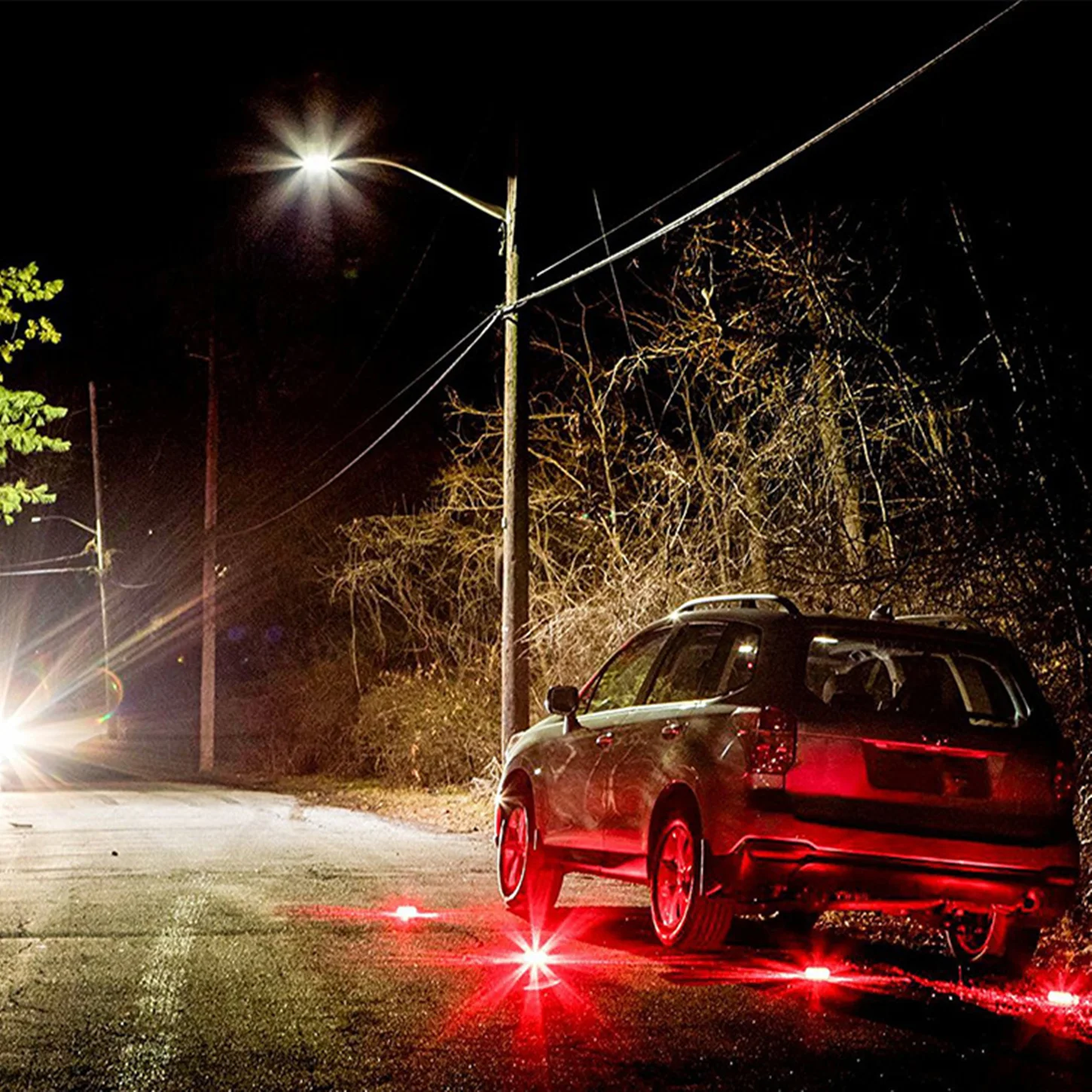 

1- 9PCS LED Road Flares Set - Roadside Emergency Safety Warning Light - Rescue Beacon Lights for Car Vehicles,Emergency Lighting