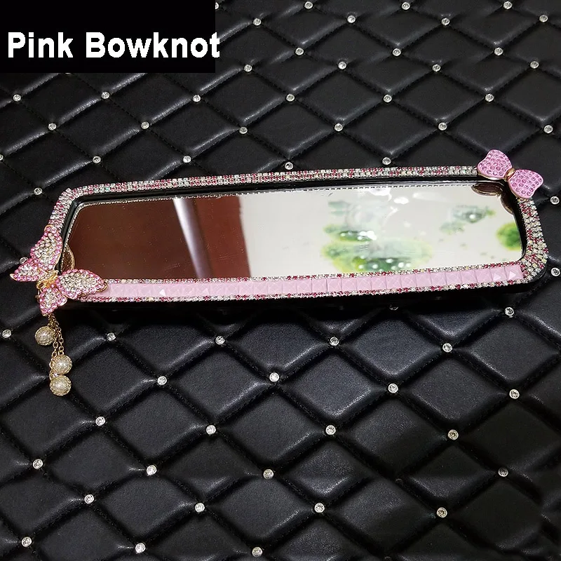 Стразы для салона автомобиля зеркало заднего вида с алмазным кристаллом