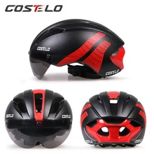 Costelo дорожный велосипедные очки шлем MTB Горный Би велосипедный шлем углеродный велосипедный шлем с goggle Capacete Ciclismo велосипедный шлем