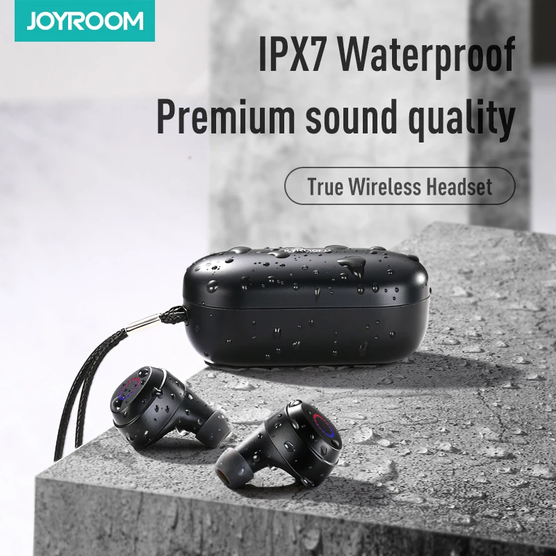 Наушники вкладыши TWS с 5 0 Bluetooth наушники IPX7 водонепроницаемый 3D стерео спортивные