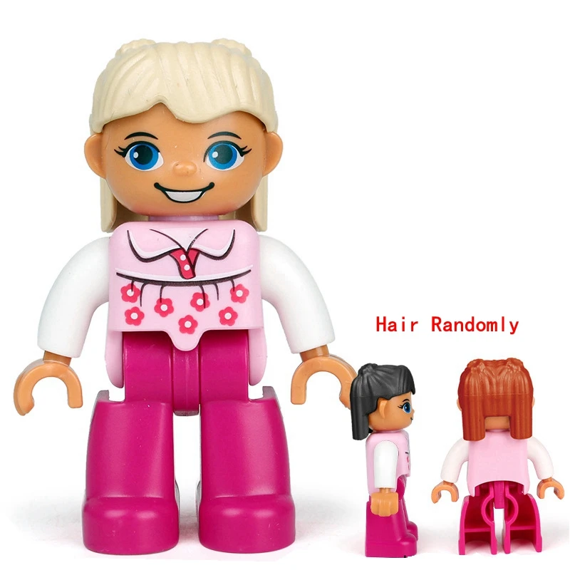 16*16 точек опорные пластины для фигурок Duplo животные совместимые со строительными