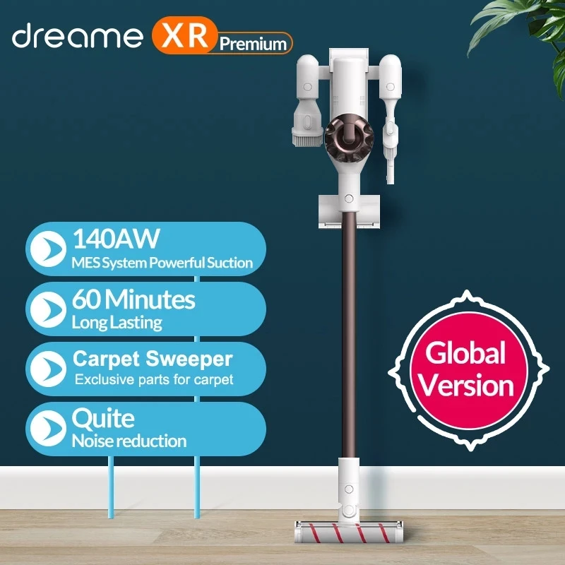 

Портативный беспроводной пылесос Dreame XR, 22 кПа, все в одном
