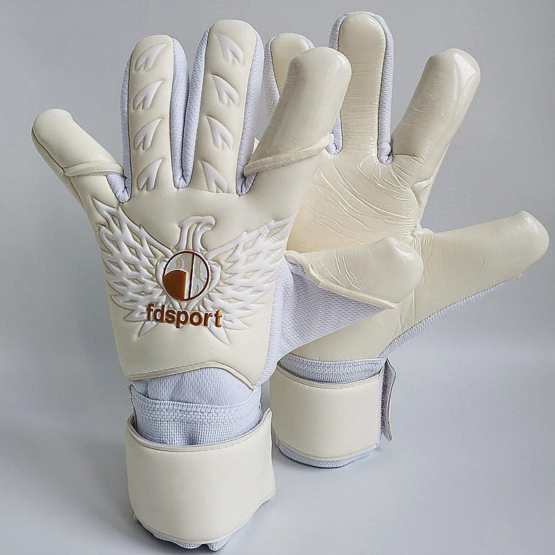 

Утолщенные латексные перчатки 4 мм для мужчин, профессиональные перчатки для вратаря по футболу, Нескользящие гибкие перчатки для вратаря, ...