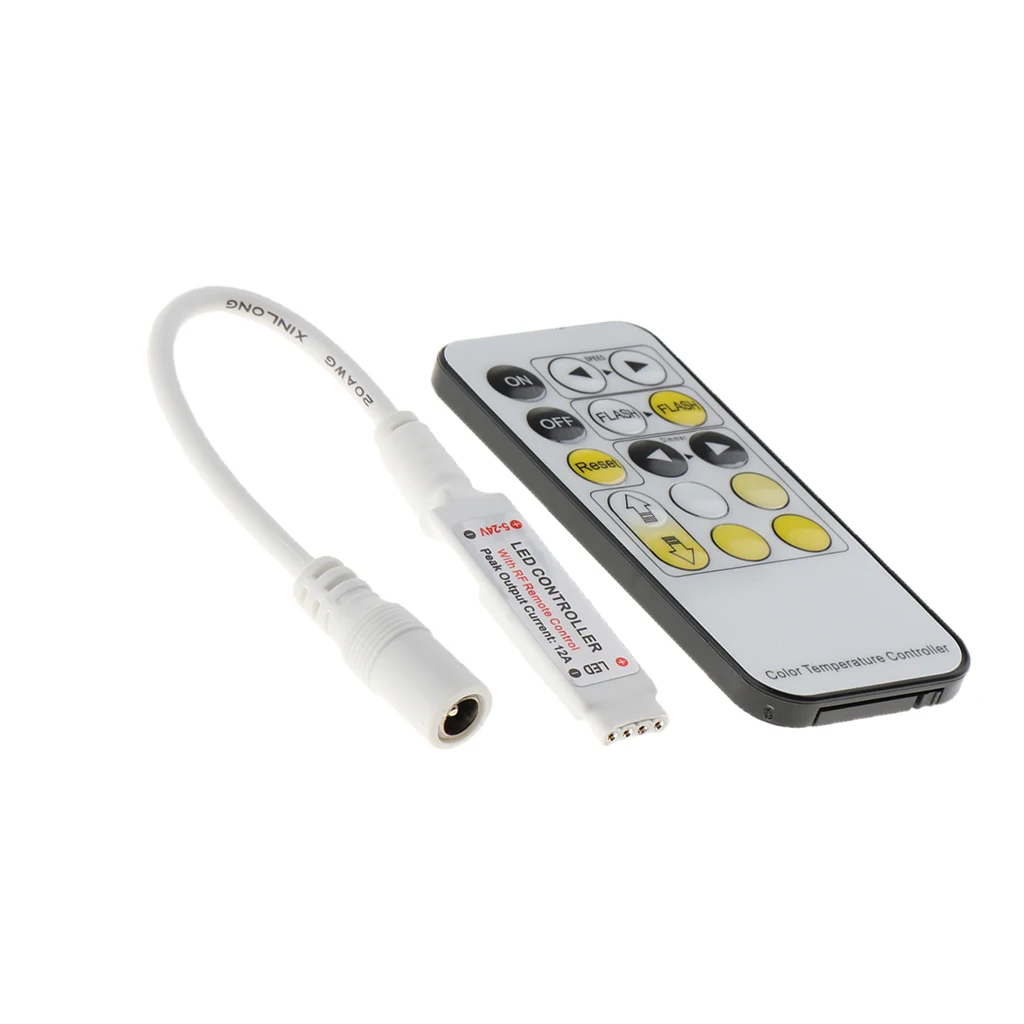 

Mini Wireless 15 Key Infrared IR Dimmer Light Controller For LED