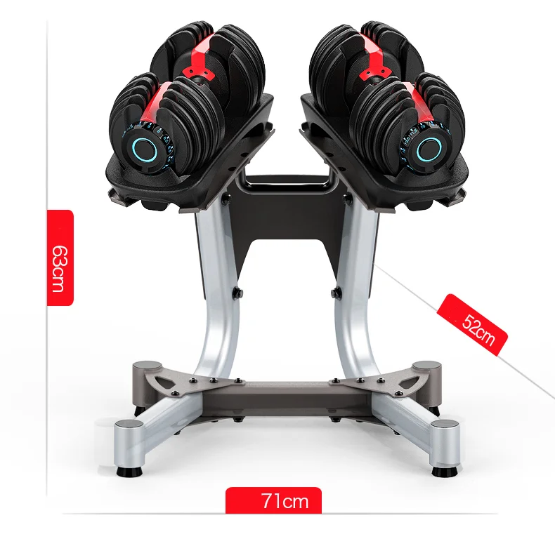 

52.5 Lbs Weights for Gym Home Fitness Workout for Women and Man Exercise Strength Training Adjustable Dumbbells