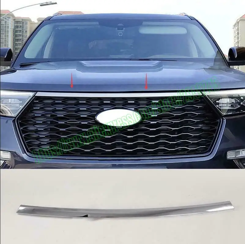 

Хромированная накладка на крышку капота для Ford Explorer 2020-2021 ABS 1 шт.