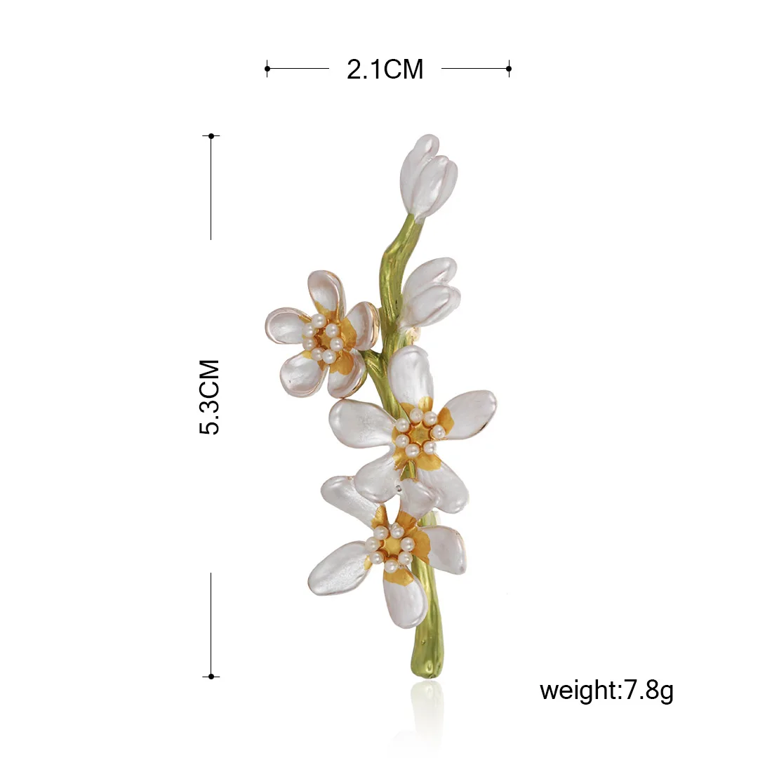 Blucome Изящные цветы булавки эмаль брошь сплав для женщин девочек вечерние