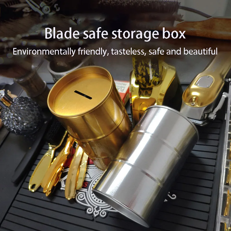 Ящик для хранения лезвий парикмахерской ящик переработки винтажные аксессуары