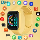 Умные часы D20 Y68 для женщин и мужчин, умные часы, фитнес-трекер, браслет для Android IOS, электронные часы, водонепроницаемые спортивные умные часы