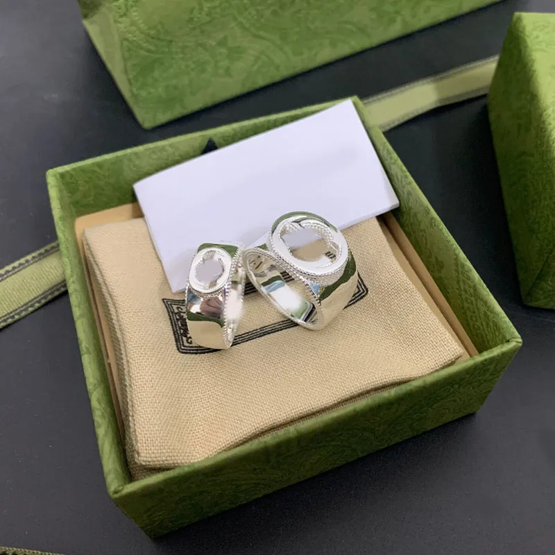 

Ag 925 Sterling Silver Luxury Ring Couples Men And Women charm Jewelry Personality Tide Hip Hop Retro Rock Party fashion gift