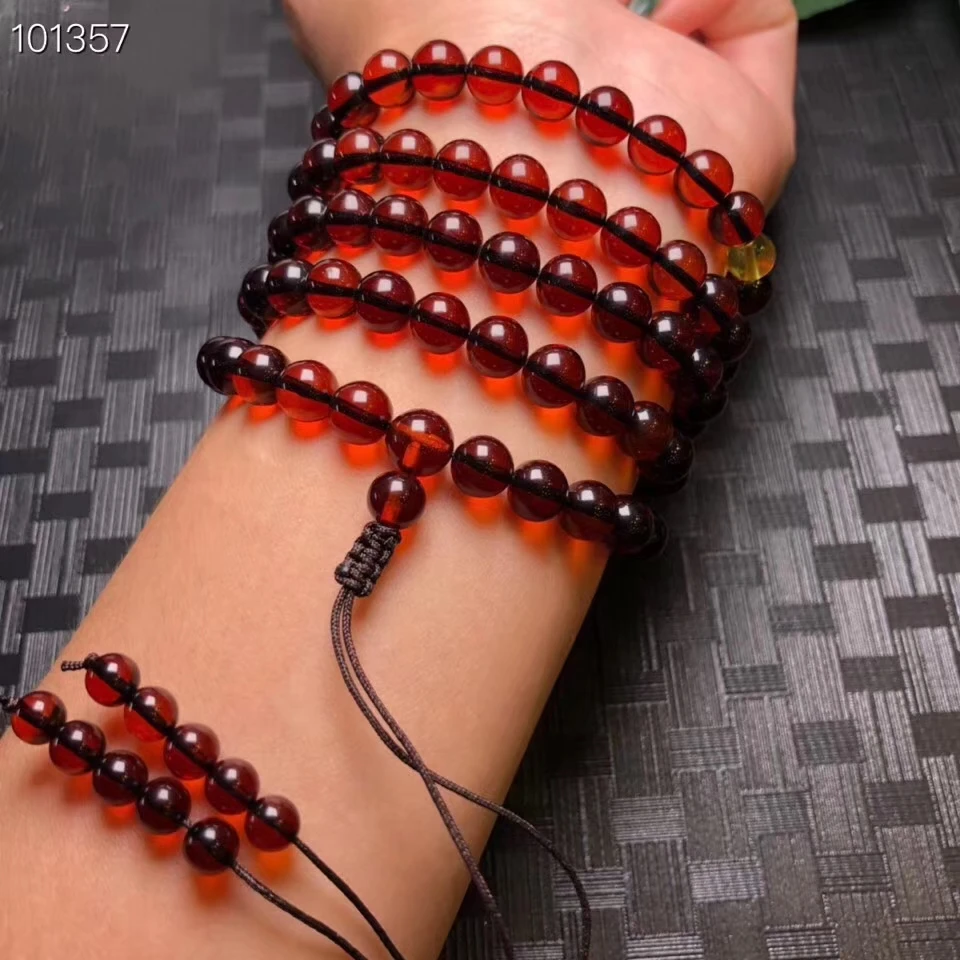 Ожерелье из настоящего природного крови цвета-красный желтый драгоценный камень