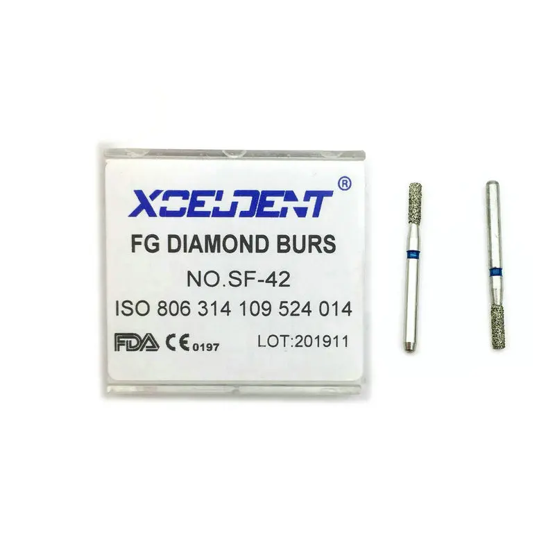 10 шт. Стоматологические алмазные буры FG высокоскоростные Буры для полировки