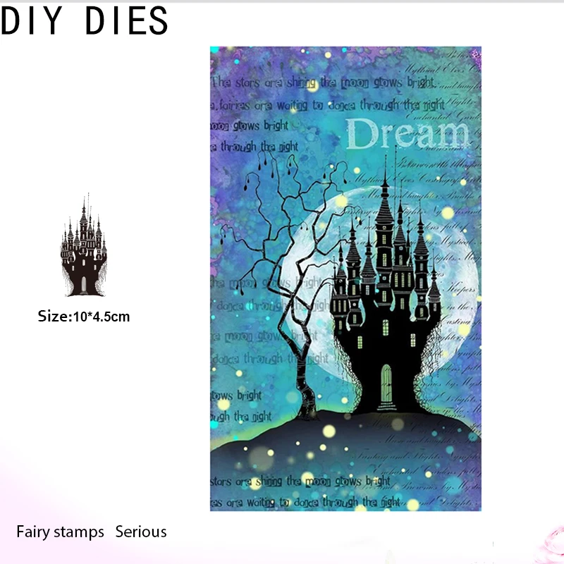 Сказка/дерево/прозрачный штамп для DIY скрапбукинга/фотоальбом изготовления карт