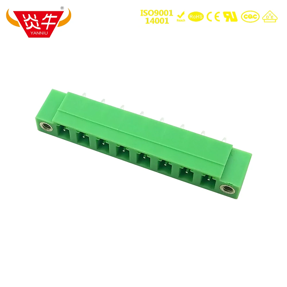 

5.08mm plug-in PCB terminal blocks 15EDGVM KF2EDG15VM ECH508VM DEGSON DINKLE PHOENIX connector MCV 1,5/ 2-GF-5,08 - 1847615