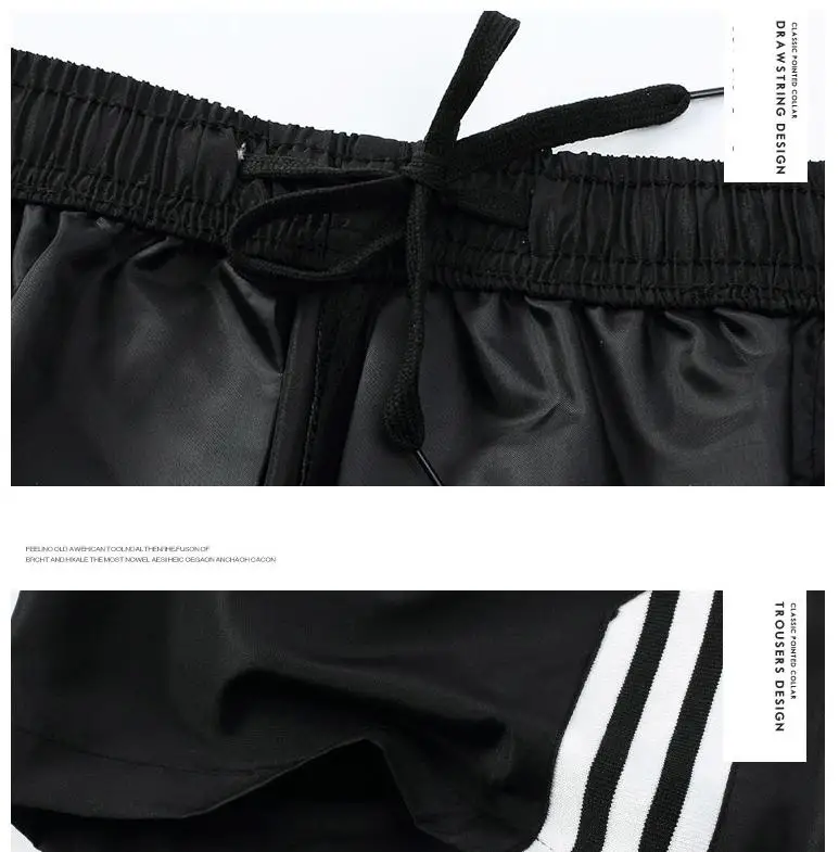 

New Men's Casual Sportswear Shorts Boardshorts Jogger Zipper Pocket Breathable Striped Summer Man Short