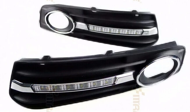 Супер яркий OEM хром стиль 12В СИД автомобильное DRL дневные ходовые огни с