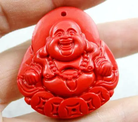 

Оптовая продажа натуральный камень кварц кристалл Китайский красный Органическая киноварь кулон для diy ювелирных изделий ожерелье аксессу...