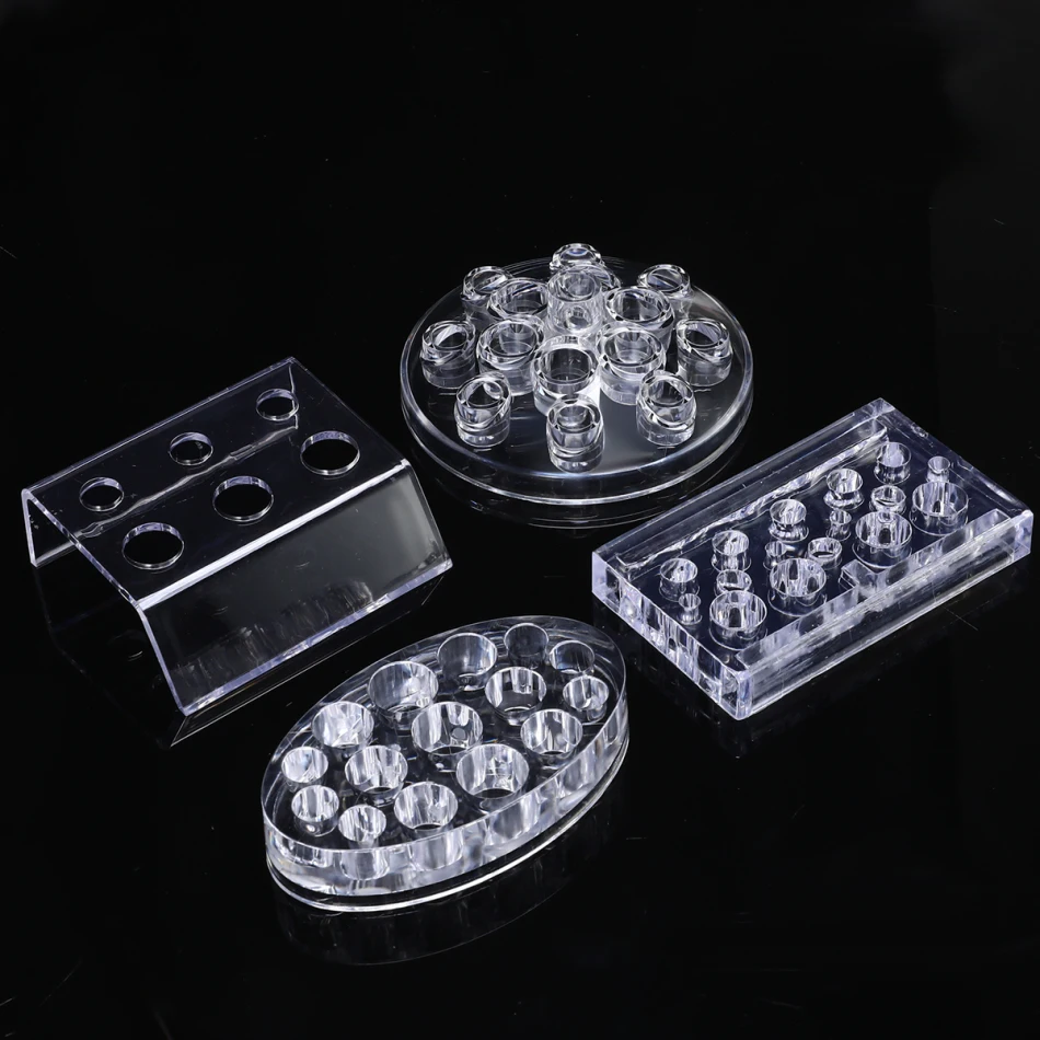 Подставка для пигментных татуировок 4 типа акриловый держатель