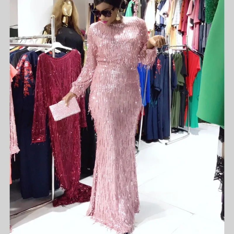 Африканские платья для женщин 2020 Африканское платье девочек с кисточками и