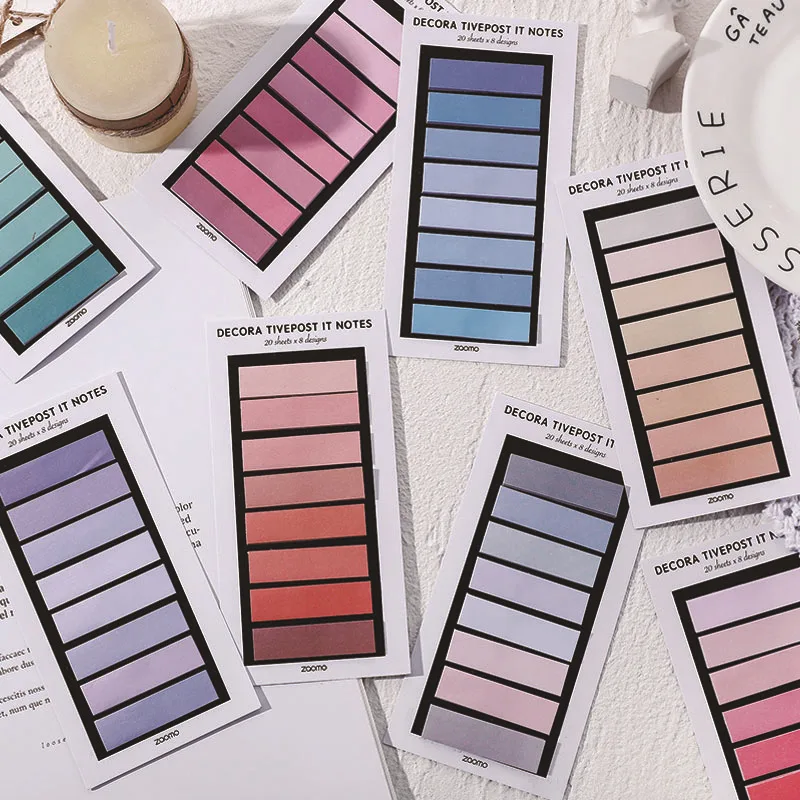 Блокнот для заметок Kawaii серия яркости клейкая бумага Канцтовары наклеек