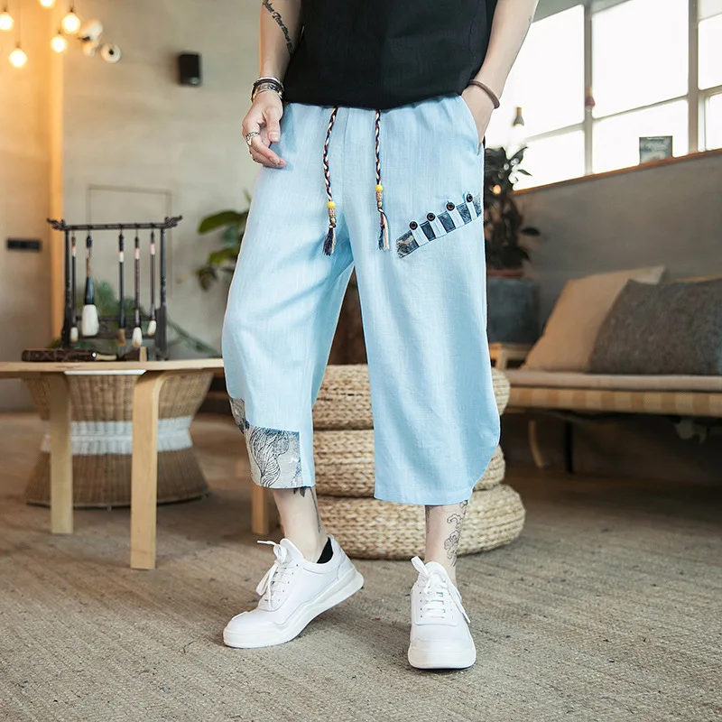 Штаны спортивные мужские Harajuku с эластичной талией винтажные 5XL 2021 | Мужская