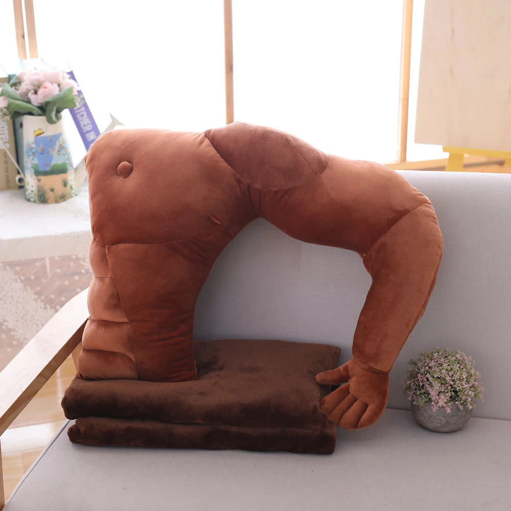 Креативная имитация подушки для рук и мышц подушка сна в стиле бойфренда спины