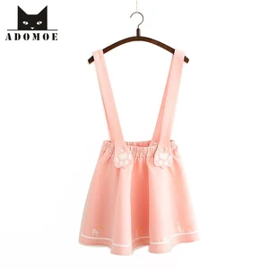 Женская летняя юбка-джемпер Adomoe в стиле преппи