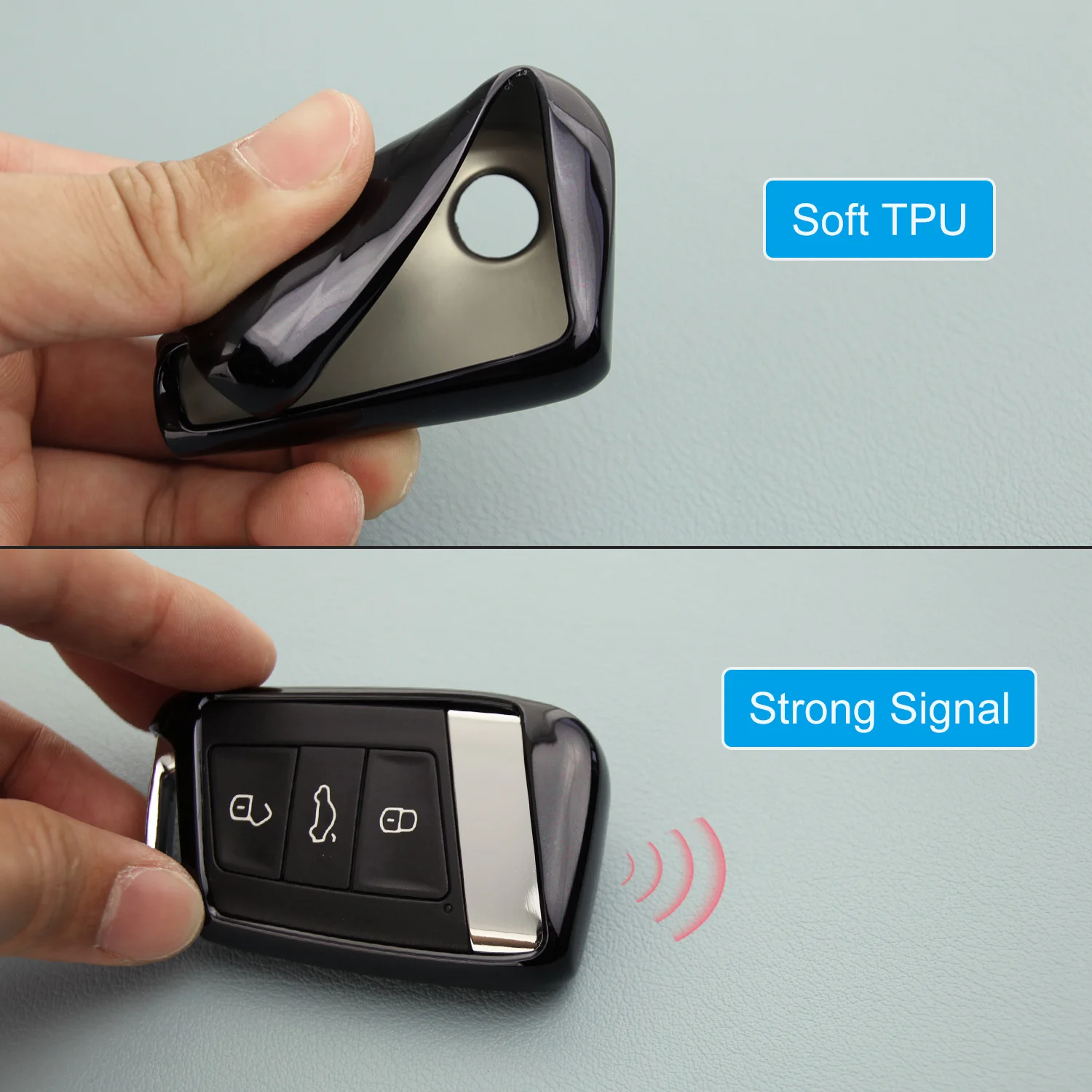 Умный автомобильный брелок для ключей чехол кольцо-цепочка Volkswagen Passat B8 Arteon Atlas