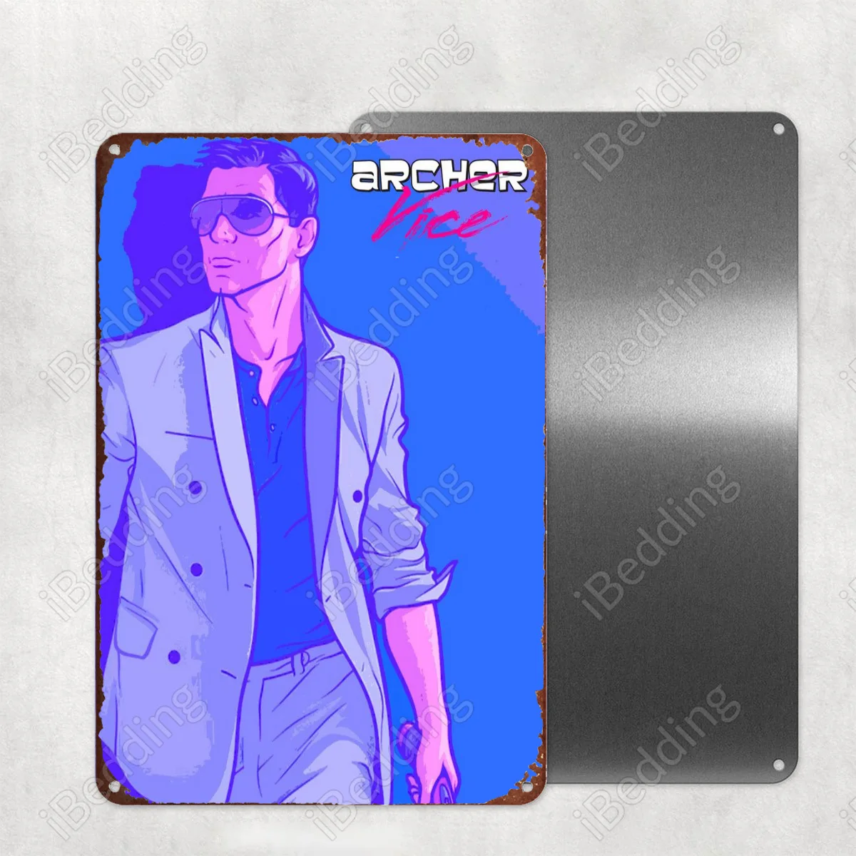 

Archer Vibes металлическая вывеска-плакат украшение для дома и бара, железная живопись, персонализированный паб, клуб, промышленный Декор