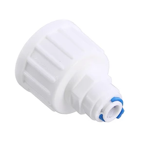 Пластмассовая труба 34 дюйма BSP на 14 дюйма, фитинг-соединитель для крана, RO фильтр для воды, трубка инжектора, садовые трубы, соединитель для осмоса, фитинг